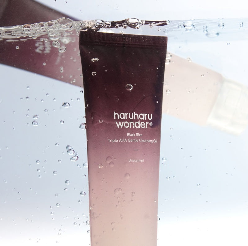 HARUHARU WONDER - Black Rice Triple AHA Gentle Cleansing Gel [100ml]