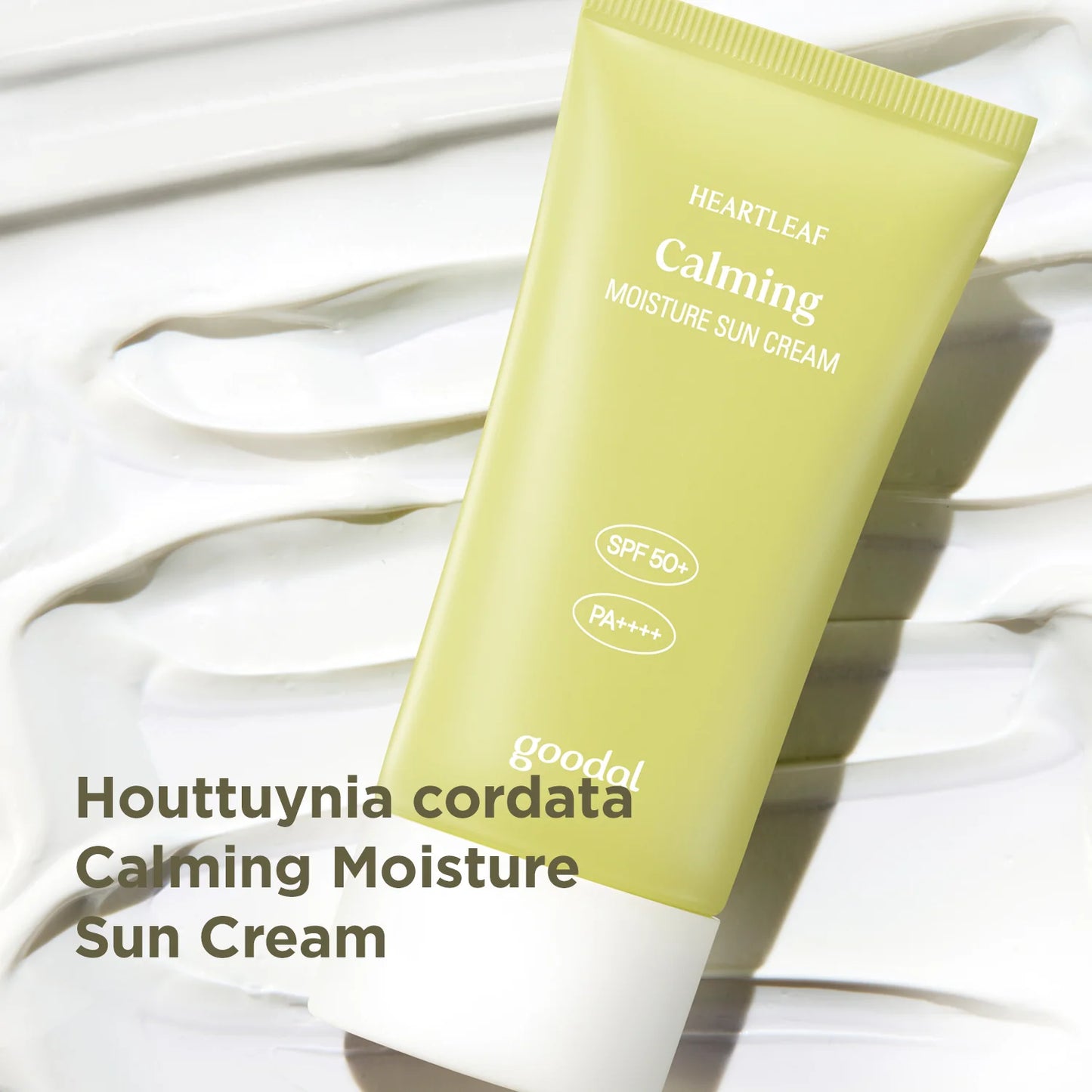 GOODAL -  Heartleaf Calming Moisture Sun Cream SPF50+ PA++++ [50ml]