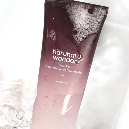 HARUHARU WONDER - Black Rice Triple AHA Gentle Cleansing Gel [100ml]