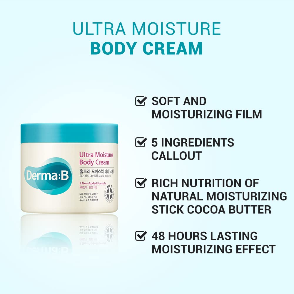 DERMA B - Ultra Moisture Body Cream [430ml]