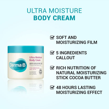 DERMA B - Ultra Moisture Body Cream [430ml]