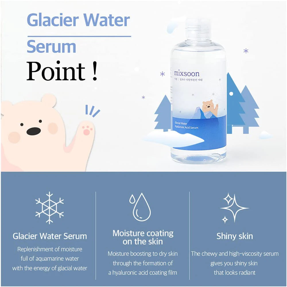 MIXSOON - Glacier Water Hyaluronic Acid Serum [300ml]