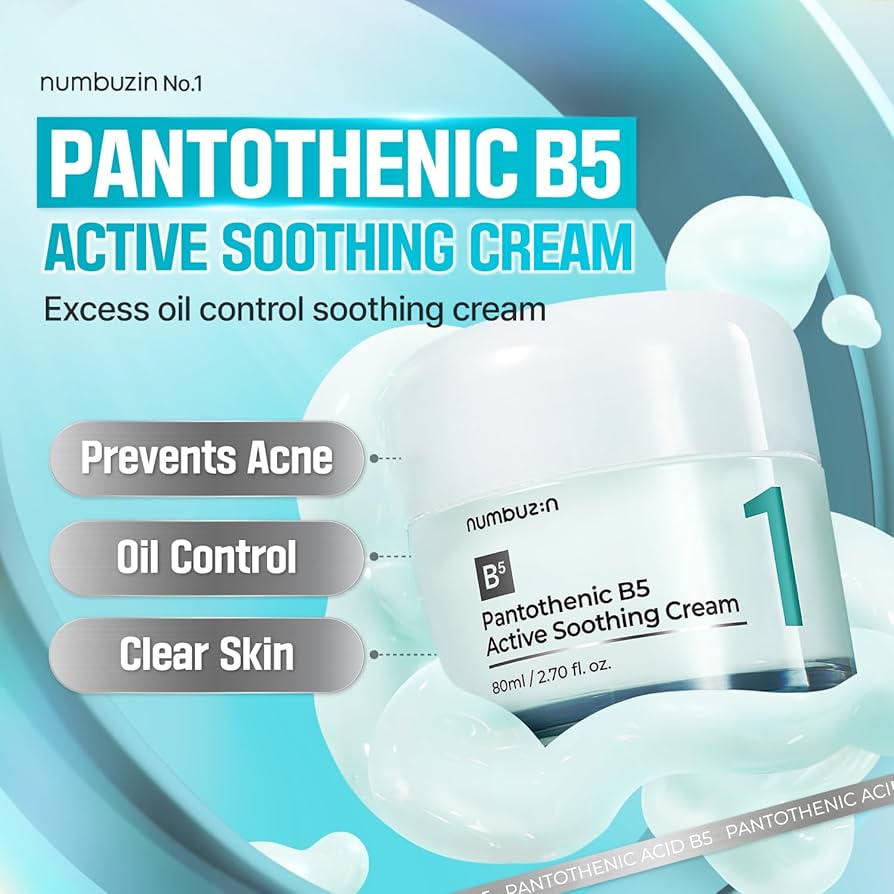 NUMBUZIN - No.1 Pantothenic B5 Active Soothing Cream [80ml]