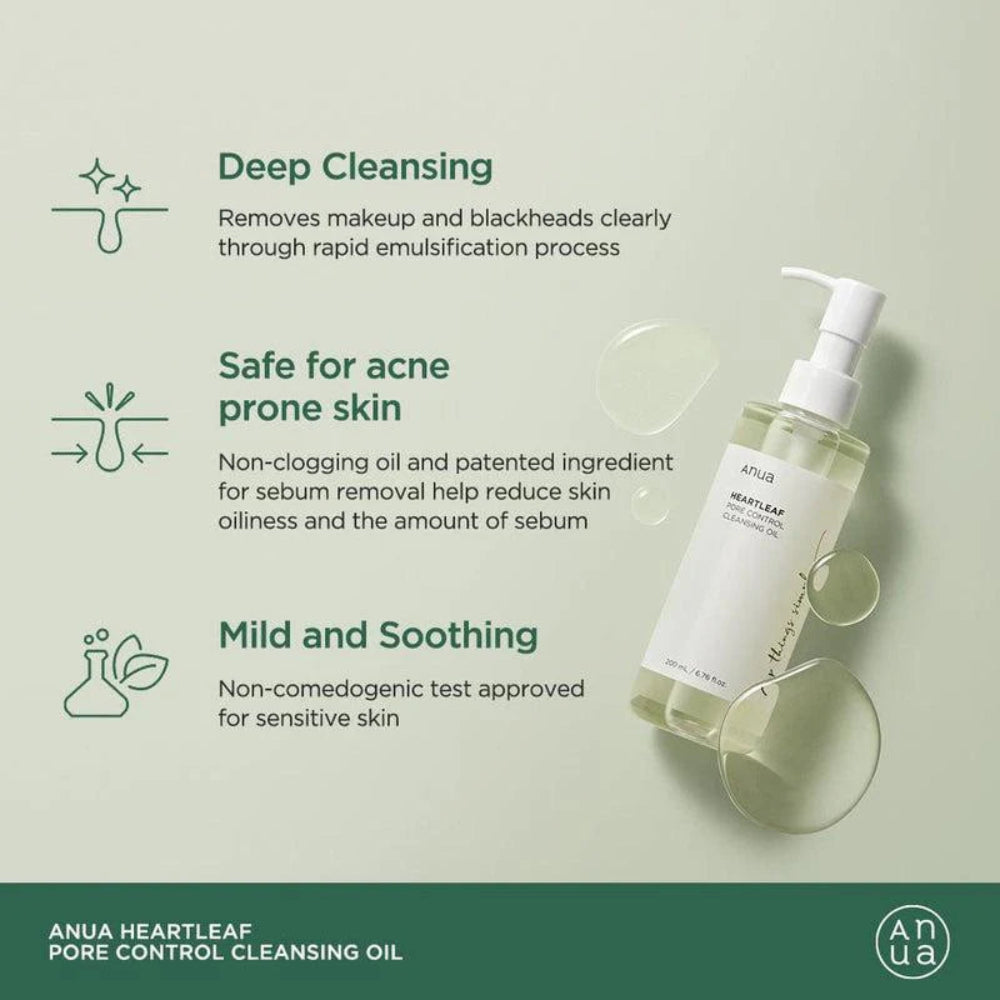 ANUA - Heartleaf Pore Control Cleansing Oil [200ml] Clearance