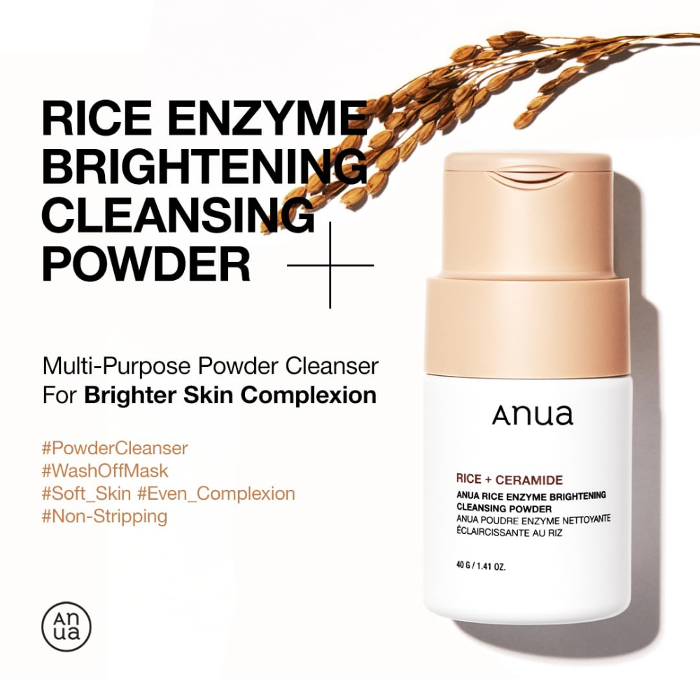 ANUA - Rice Enzyme Brightening Cleansing Powder [40g]