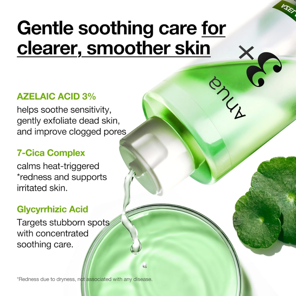 ANUA - Azelaic Acid 3 Cica Skin Clarifying Toner [250ml]