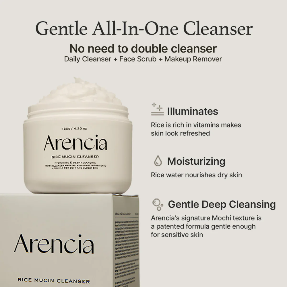 ARENCIA - Rice Mucin Cleanser [120g]