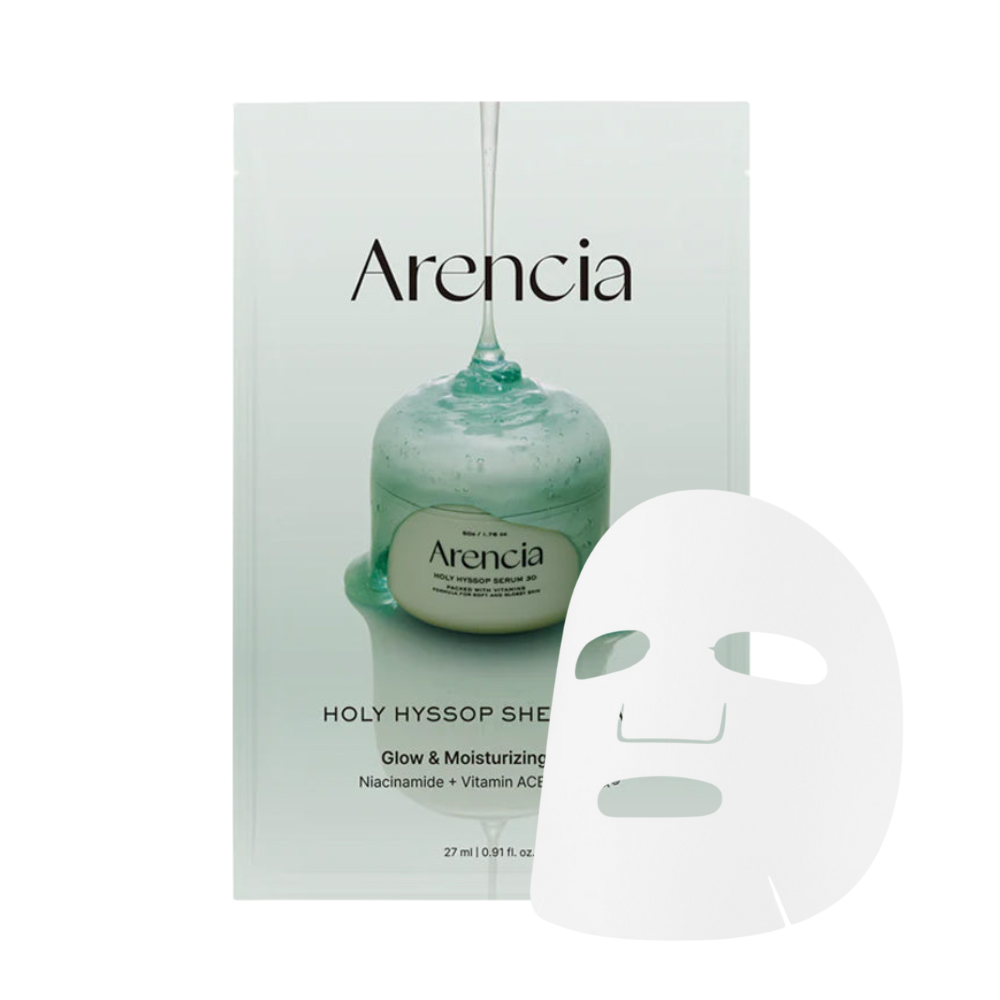 ARENCIA - Holy Hyssop Sheet Mask Set [27ml]