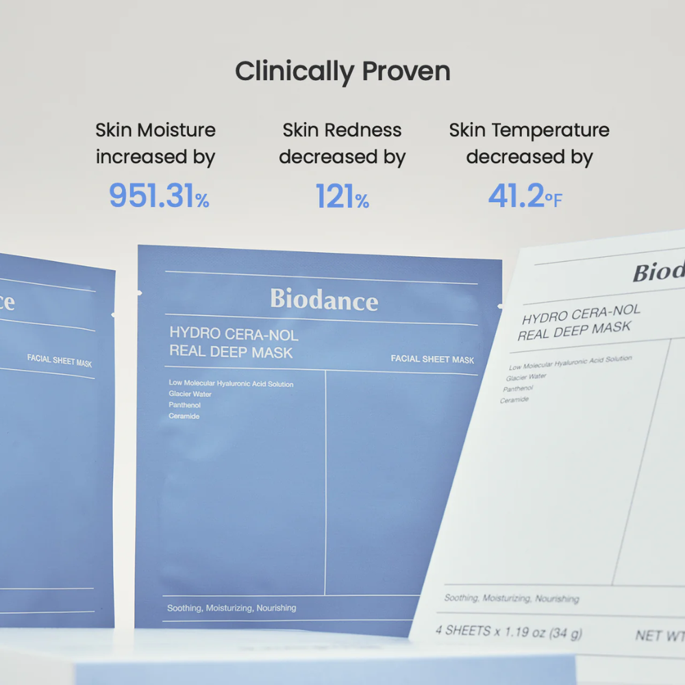 BIODANCE - Hydro Cera-nol Real Deep Mask [4 sheets - 34g]