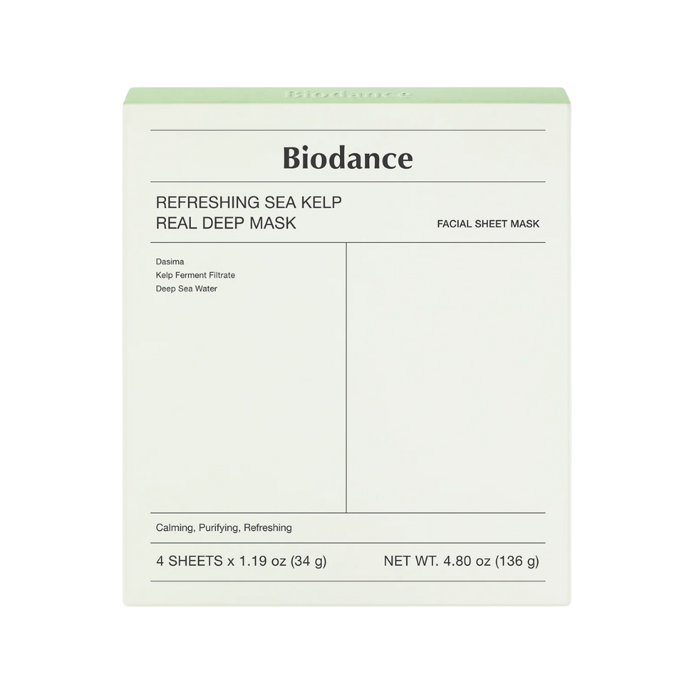BIODANCE - Refreshing Sea Kelp Real Deep Mask [34g - 4 sheets]