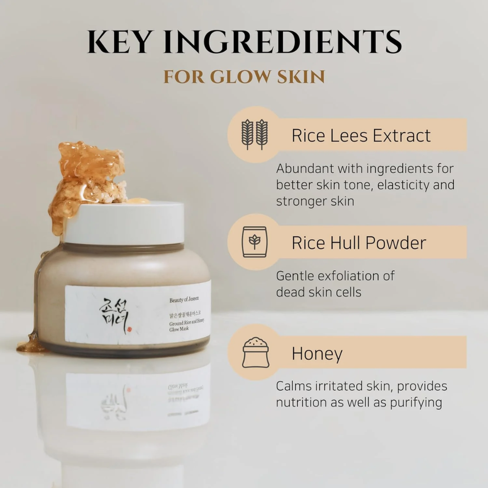 BEAUTY OF JOSEON - Ground Rice and Honey Glow Mask [150ml]