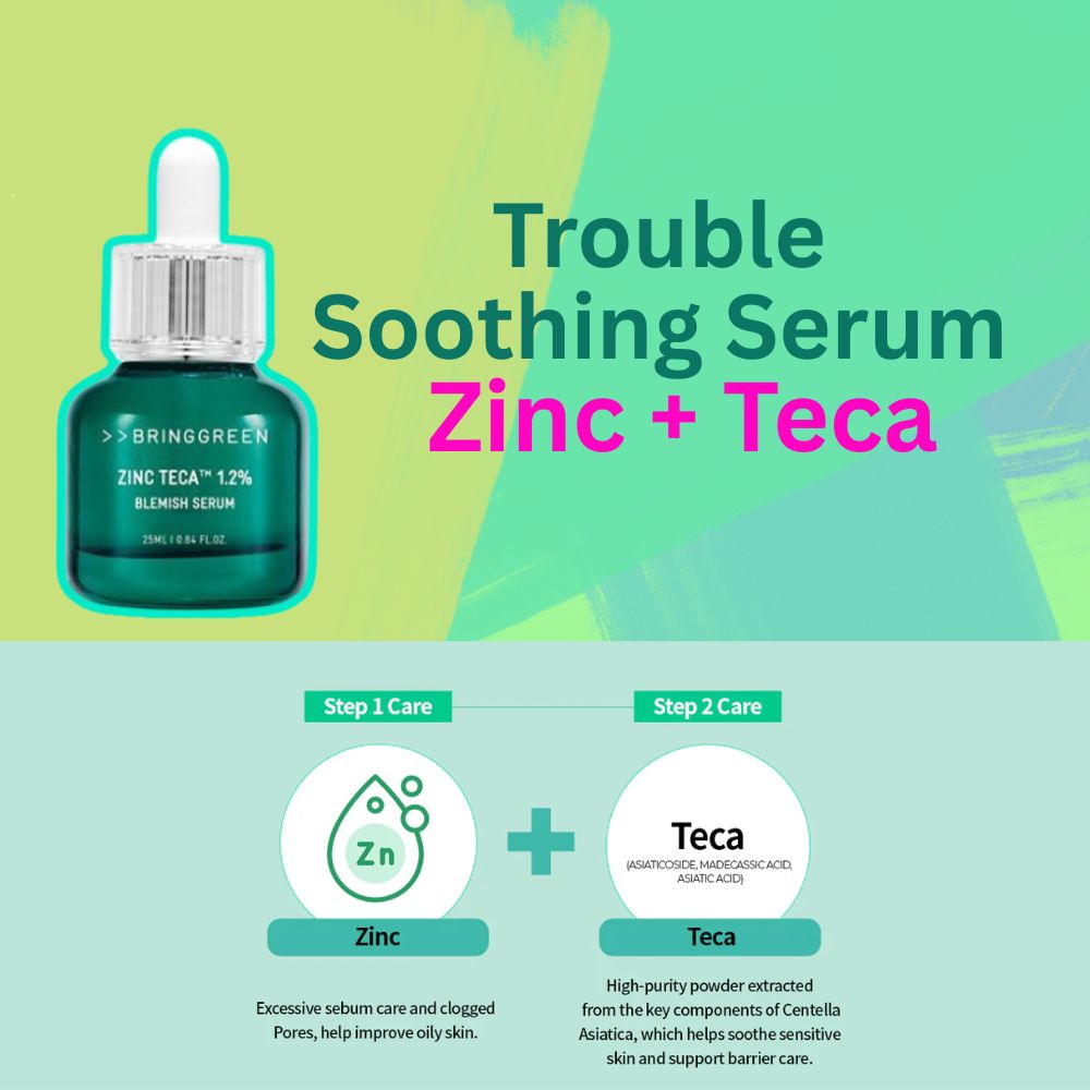 BRING GREEN - Zinc Teca 1.2% Blemish Serum [25ml]