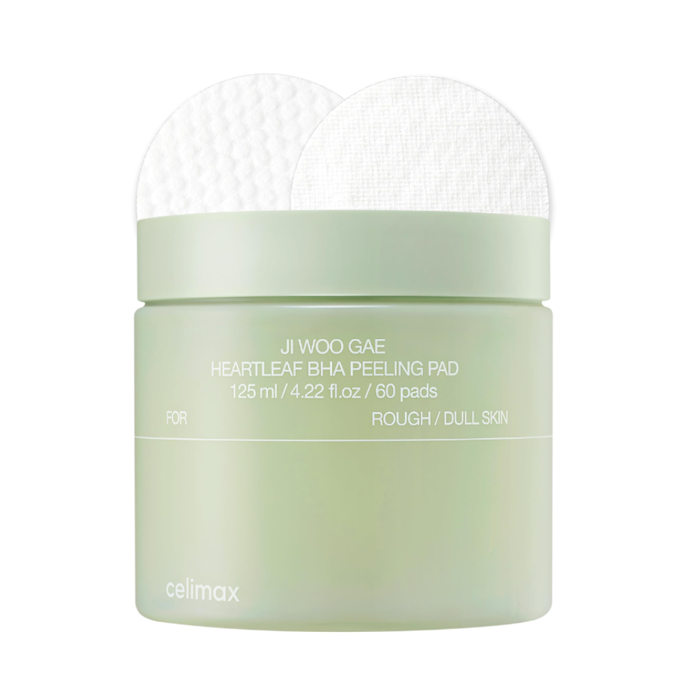 CELIMAX - Ji.Woo.Gae Heartleaft BHA Peeling Pad [60 pads]
