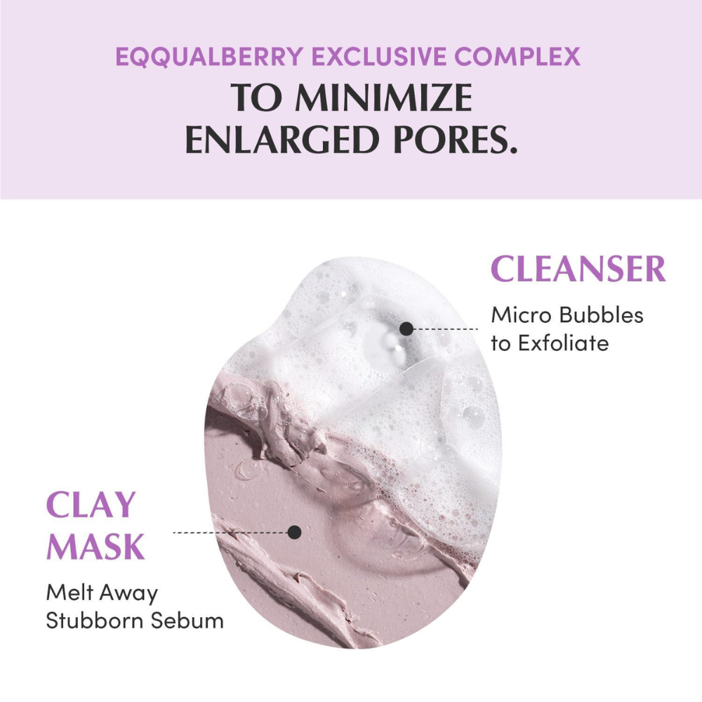 EQQUALBERRY - Purple Rice Pore Purifying Pack Cleanser [130g]