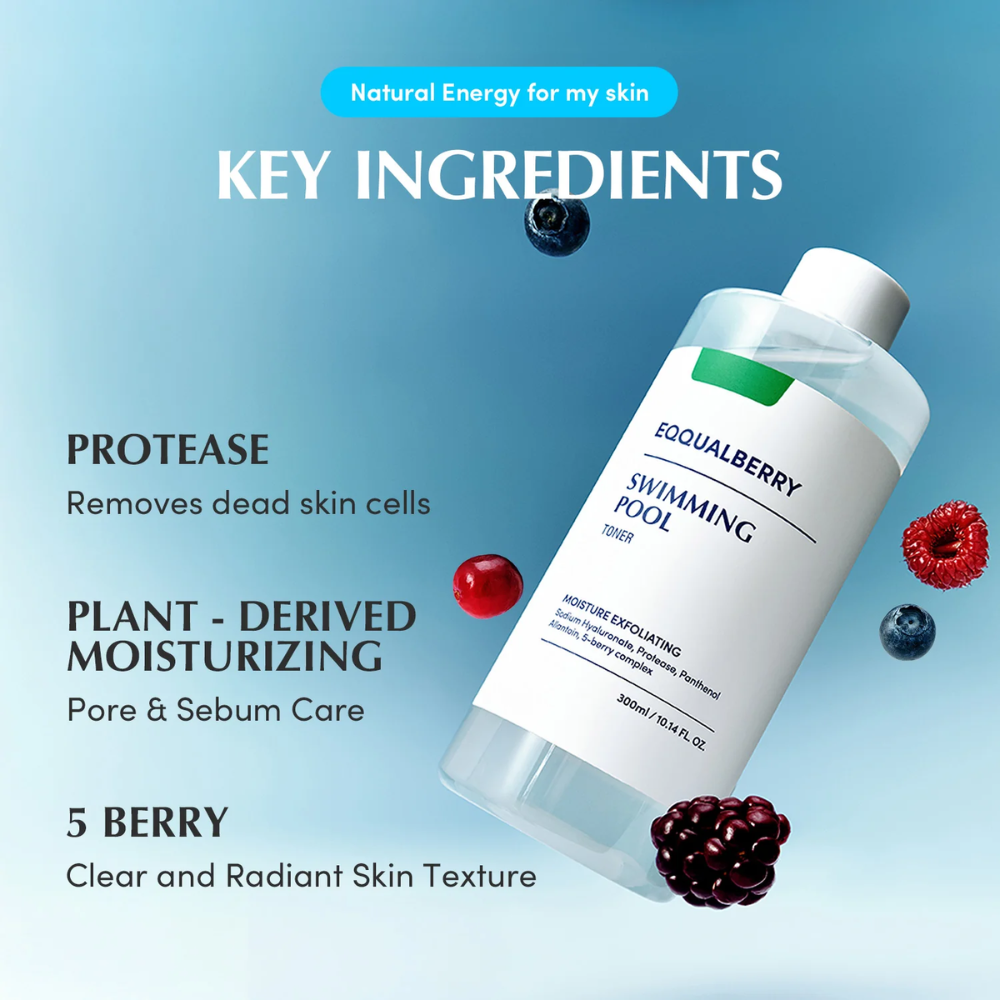 EQQUALBERRY - Swimming Pool Toner [300ml]