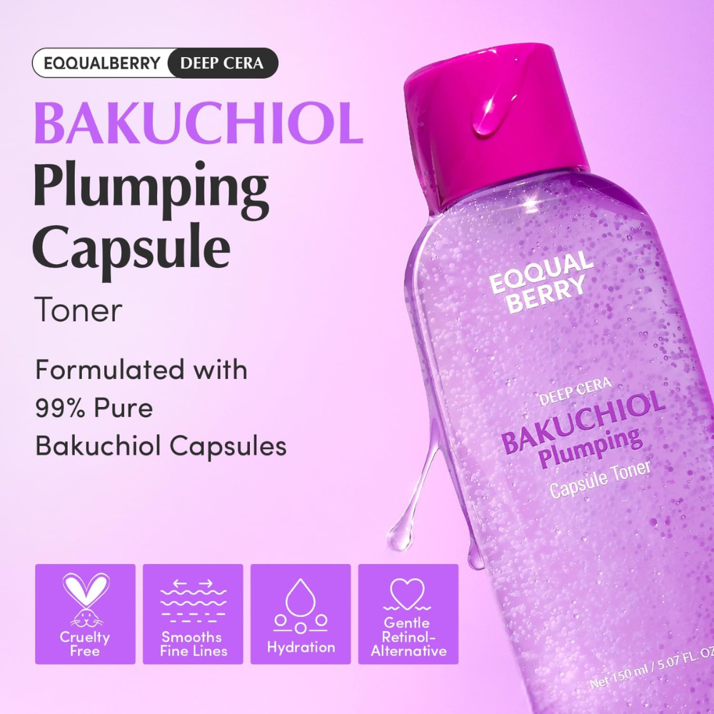 EQQUALBERRY - Bakuchiol Plumping Capsule Toner [150ml]