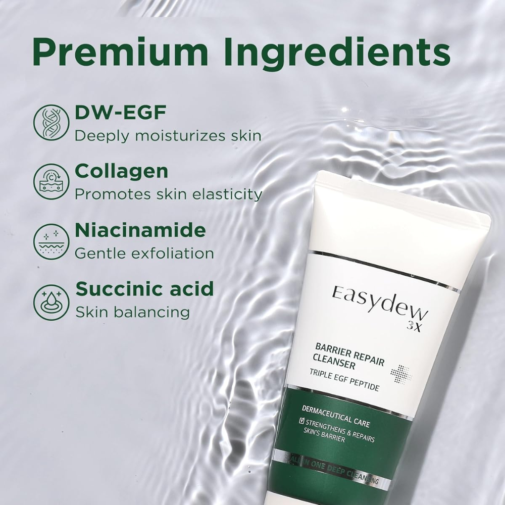 EASYDEW - Triple EGF Peptide Barrier Repair Cleanser [150ml]