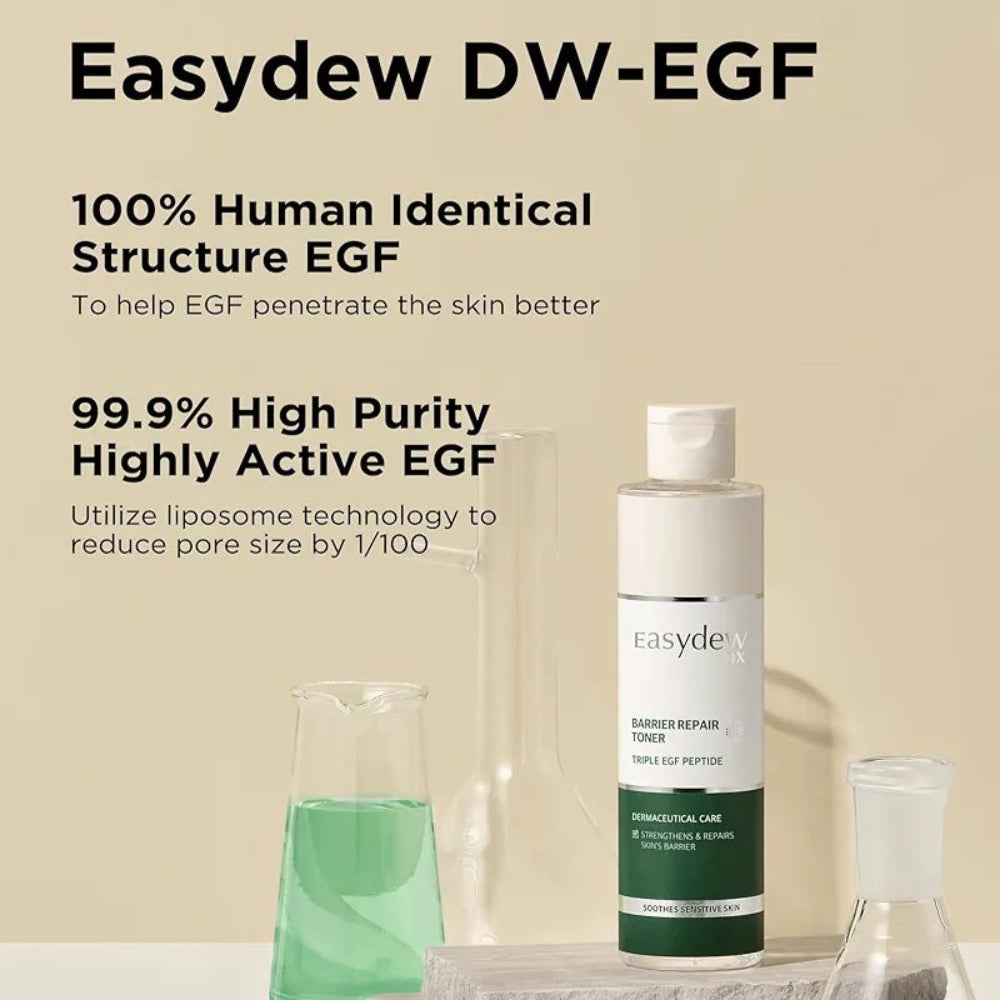 EASYDEW - Triple EGF Peptide Barrier Repair Toner [200ml]