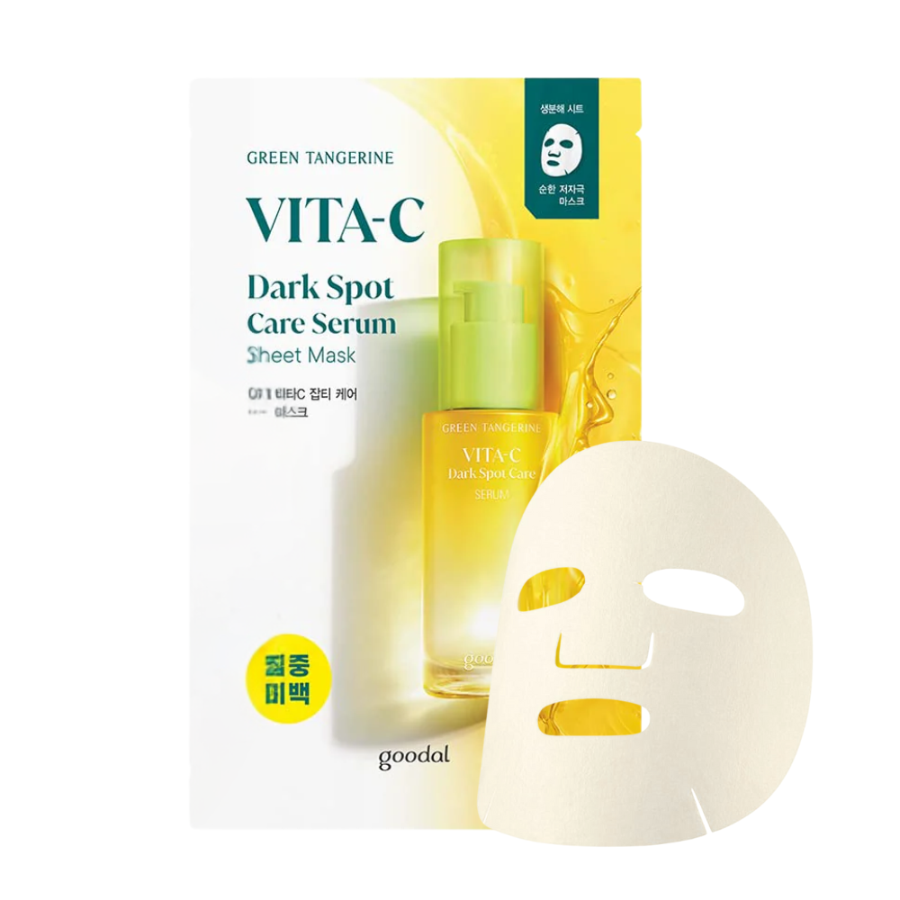 GOODAL - Green Tangerine Vita C Dark Spot Care Serum Mask [28g]