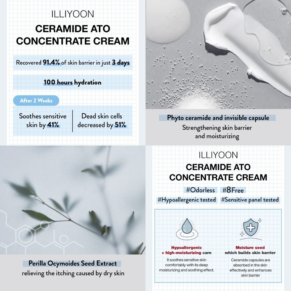 ILLIYOON - Ceramide Ato Concentrate Cream Jumbo [230ml]