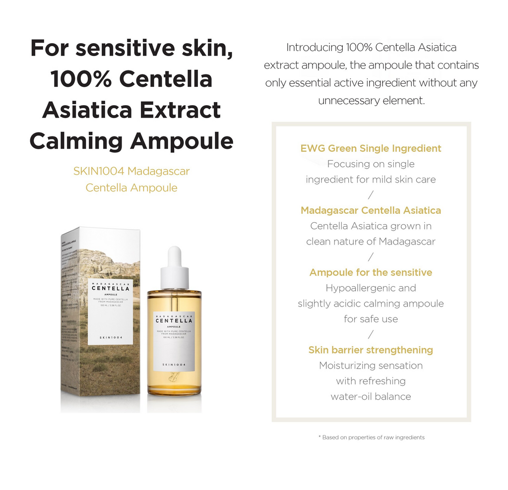ZDAMAGED_SKIN1004 - Madagascar Centella Asiatica Ampoule [100ml]