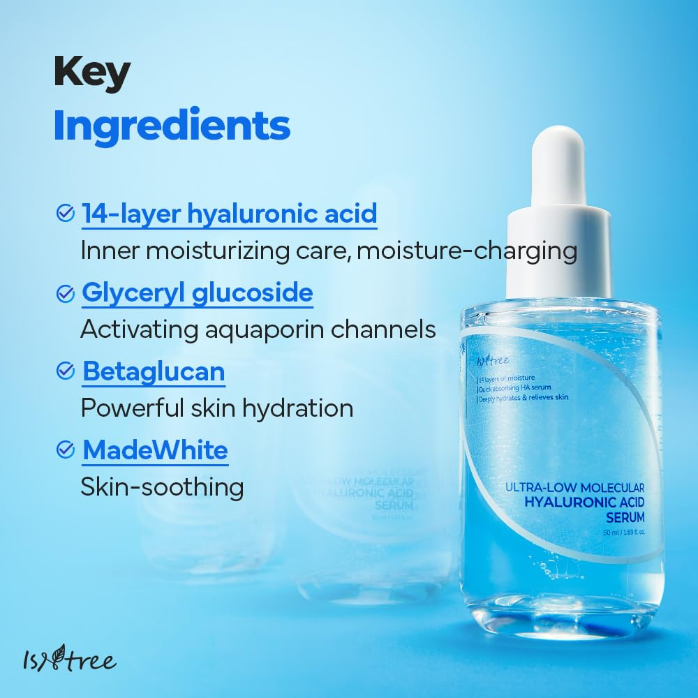 ISNTREE - Ultra-Low Molecular Hyaluronic Acid Serum [50ml]