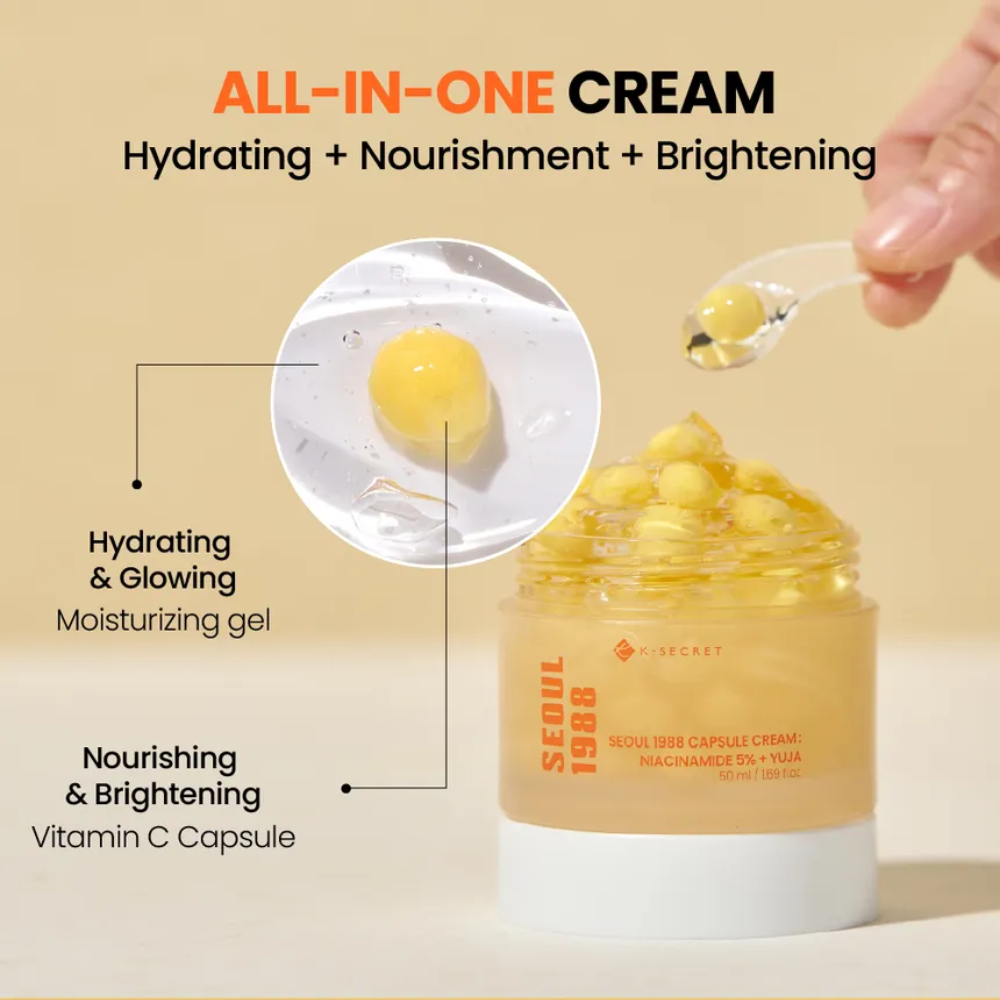 KSECRET - SEOUL 1988 Capsule Cream : Niacinamide 5% + Yuja [50ml]