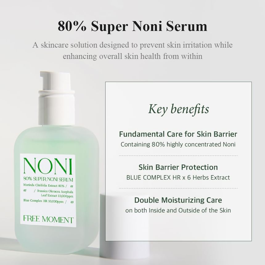 FREE MOMENT - 80% Super Noni Serum [30ml]