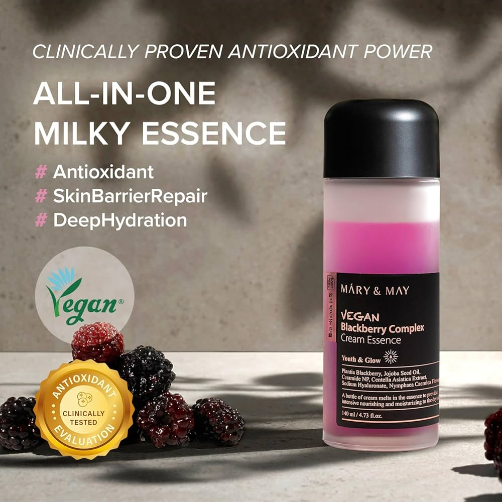 MARY&MAY - Vegan Blackberry Complex Cream Essence [140ml]