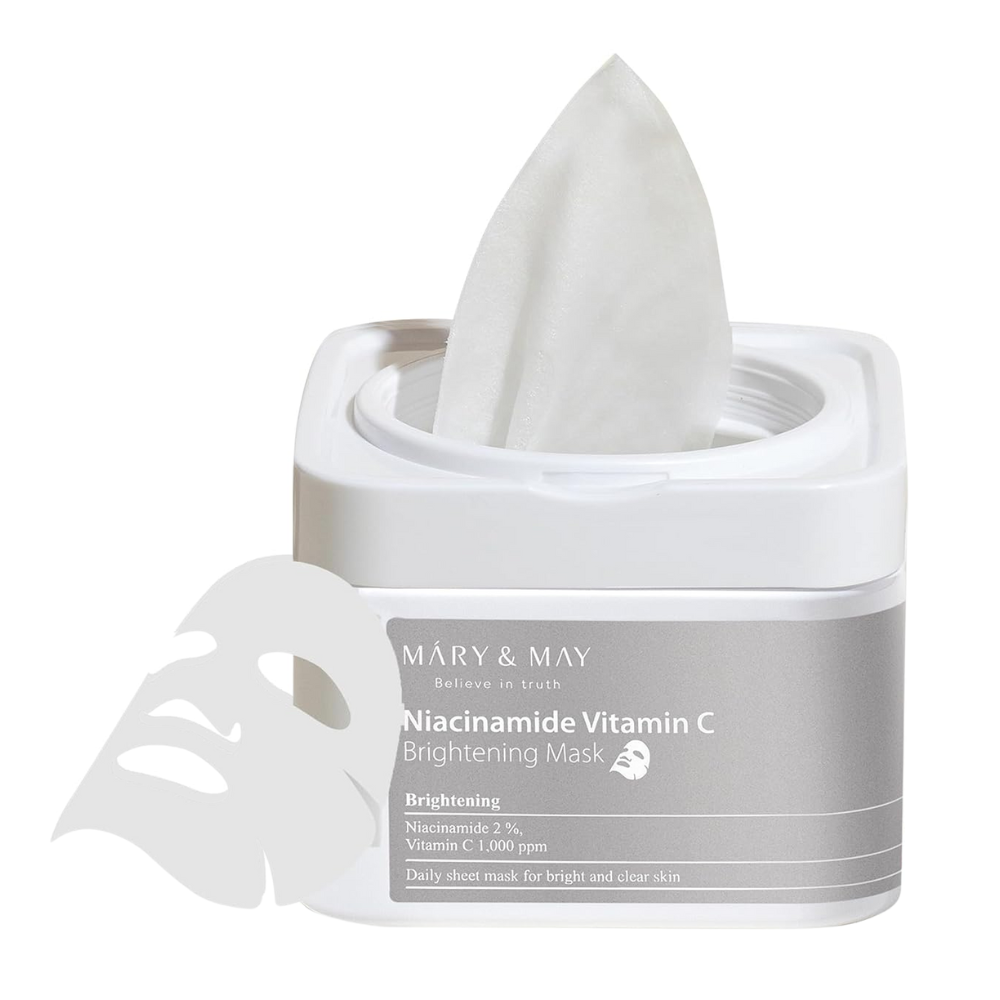 MARY&MAY - Niacinamide Vitamin C Brightening Mask [30 sheets]