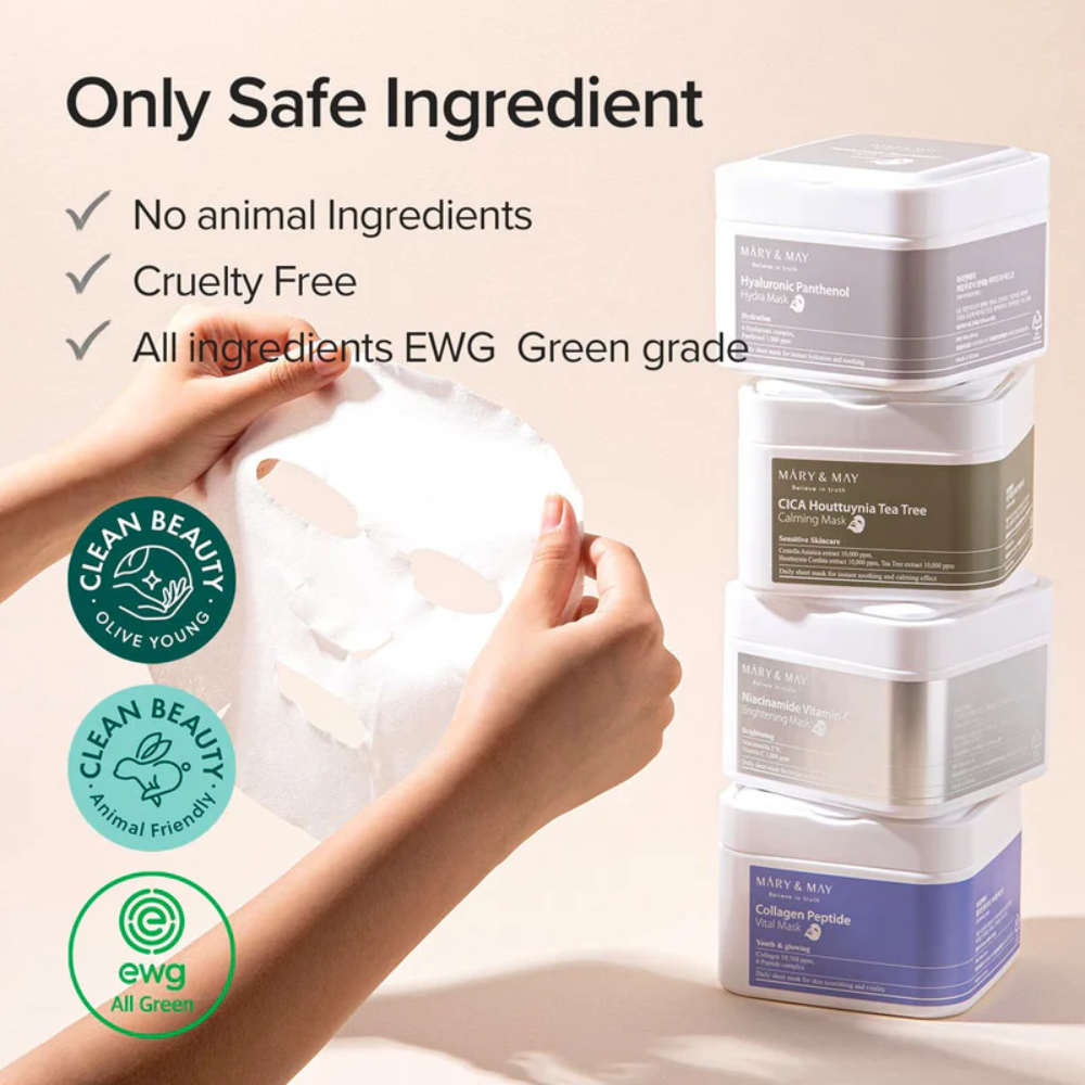 MARY&MAY - Niacinamide Vitamin C Brightening Mask [30 sheets]