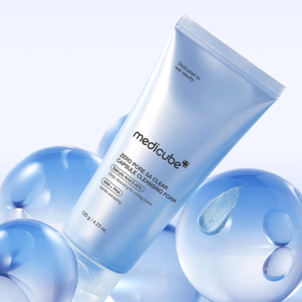 MEDICUBE - Zero Pore SA Clear Capsule Cleansing Foam [120g]