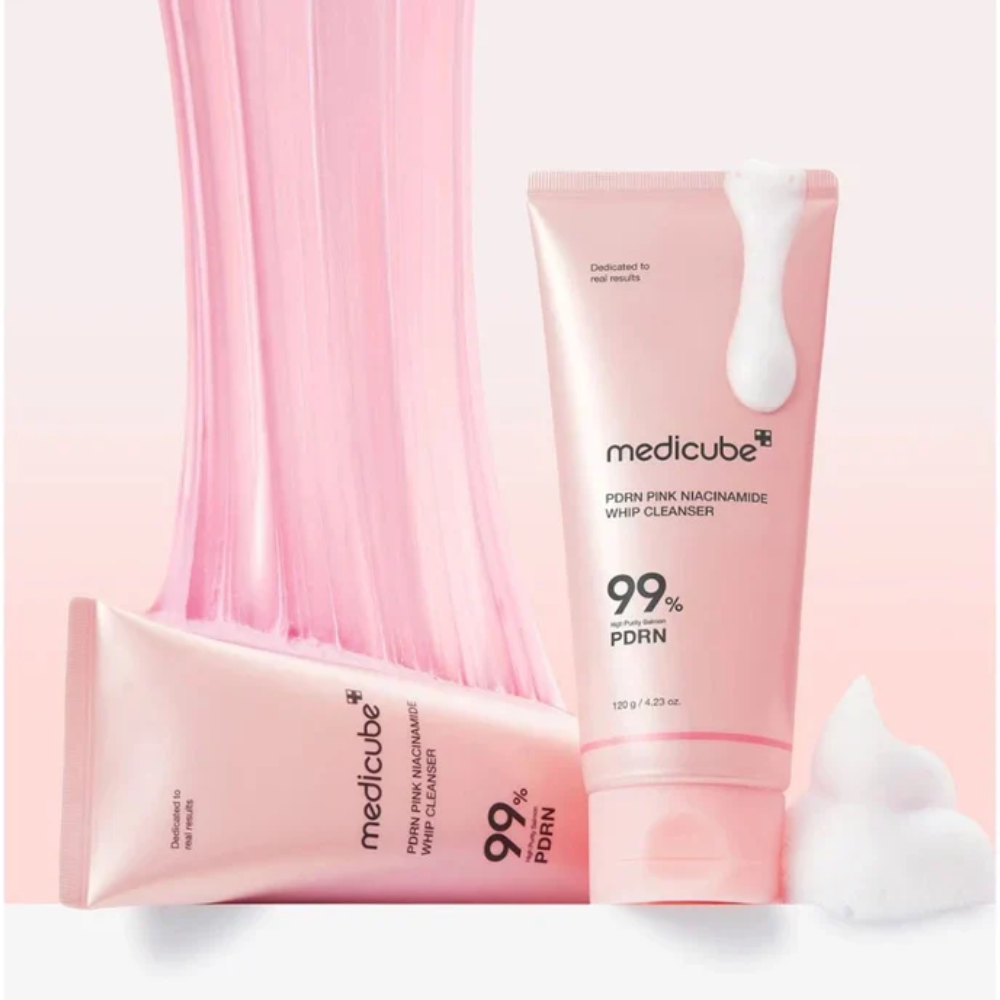 MEDICUBE - PDRN Pink Niacinamide Whip Cleanser [120g]