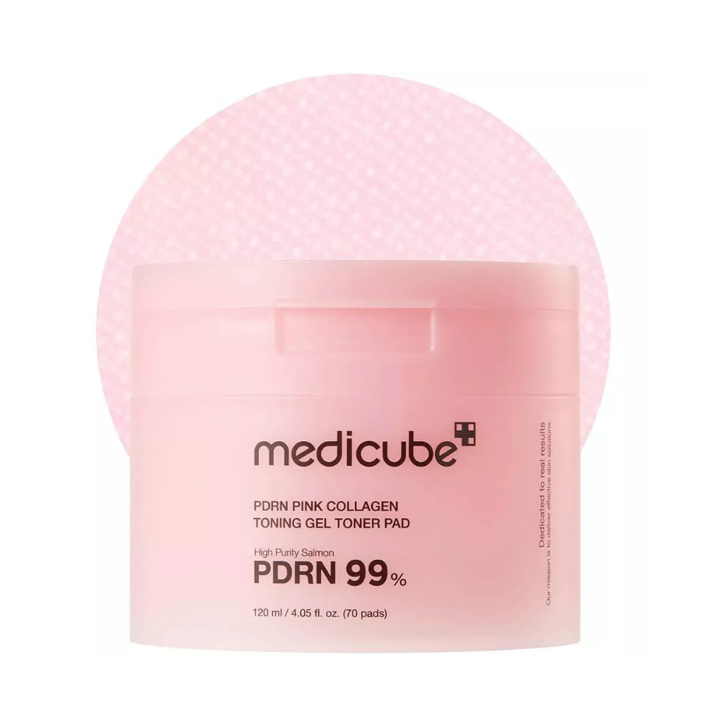 MEDICUBE - PDRN Pink Collagen Toning Gel Toner Pad [70 pads]