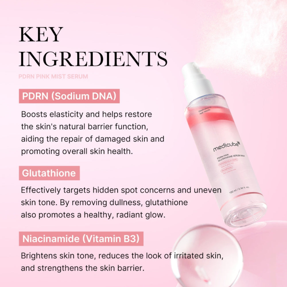 MEDICUBE - PDRN Pink Glutathione Serum Mist [100ml]