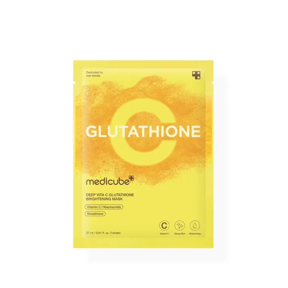 MEDICUBE - Deep Vita C Glutathione Brightening Mask [27ml]