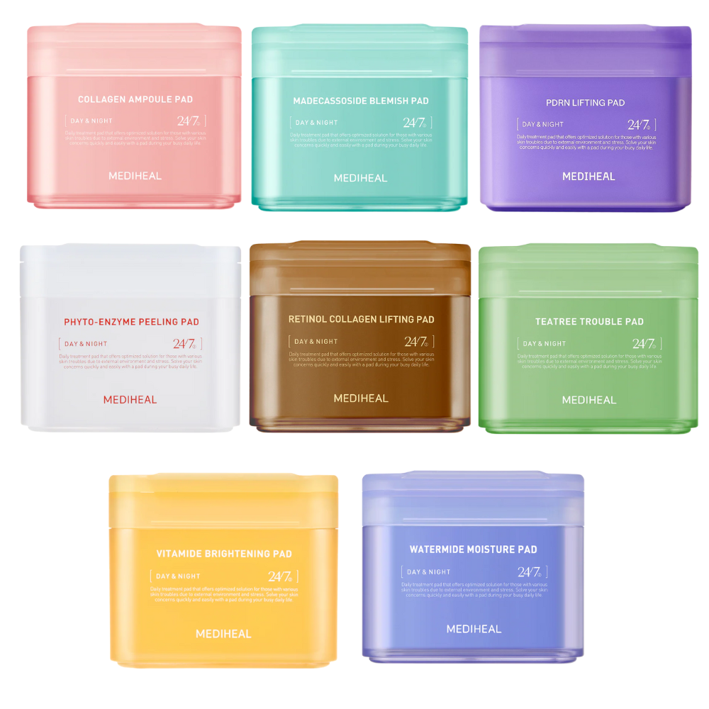 MEDIHEAL - Toner Pads - 8 options [100 or 90 pads]