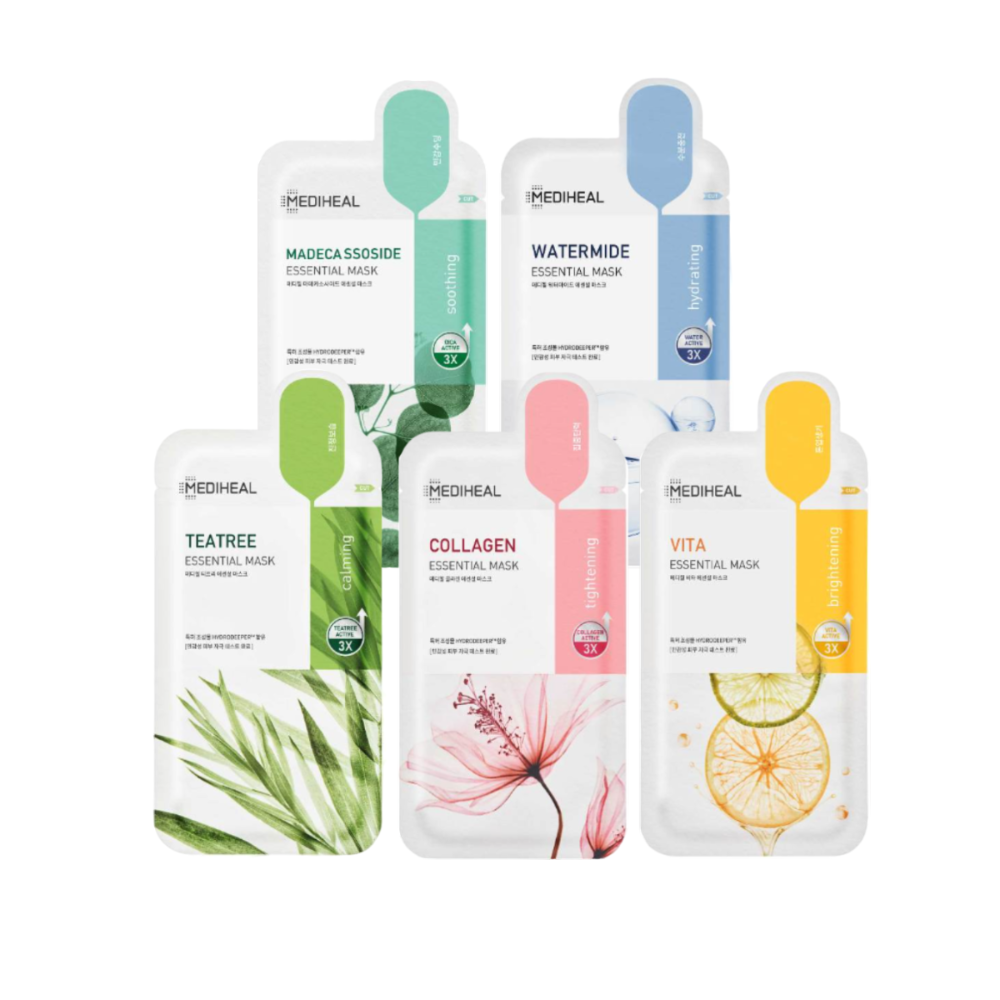 MEDIHEAL - Essential Sheet Mask - 5 Types [24g]