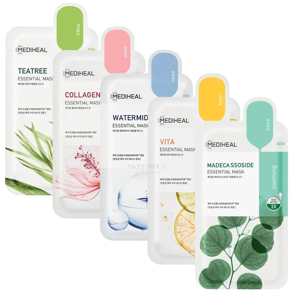 MEDIHEAL - Essential Sheet Mask - 5 Types [24g]