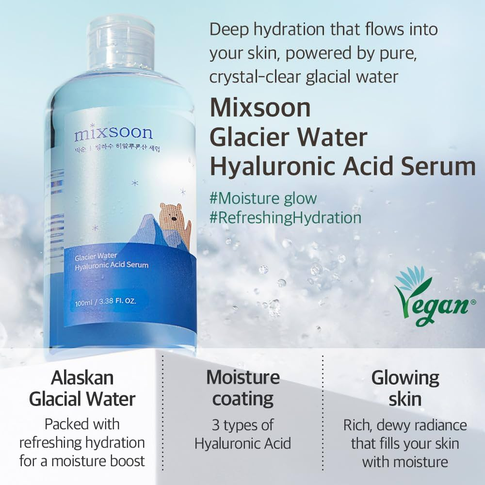 MIXSOON - Glacier Water Hyaluronic Acid Serum [300ml]