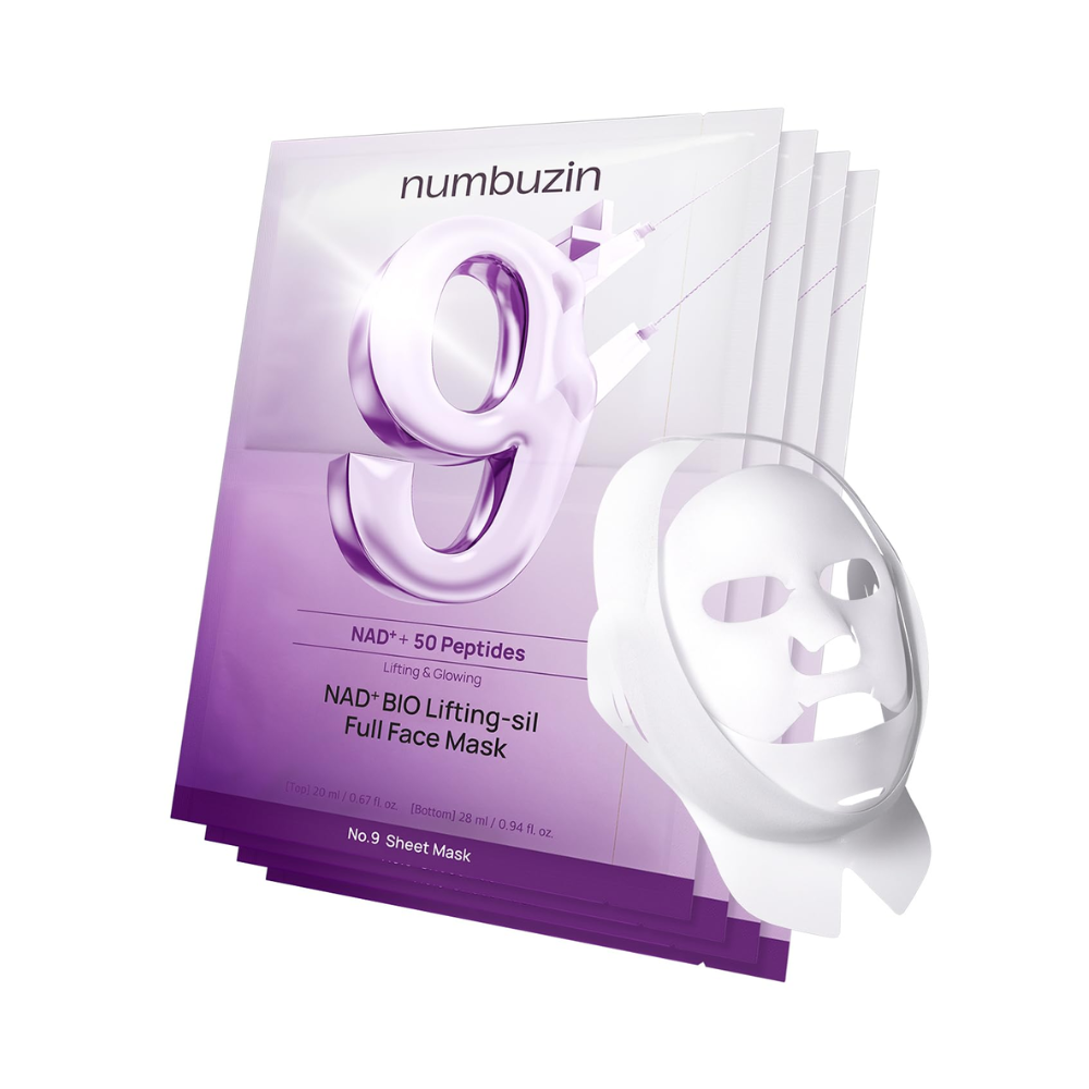 NUMBUZIN - No.9 NAD Bio Lifting Full Cover Facial Mask Set [4 sheets - 48ml]