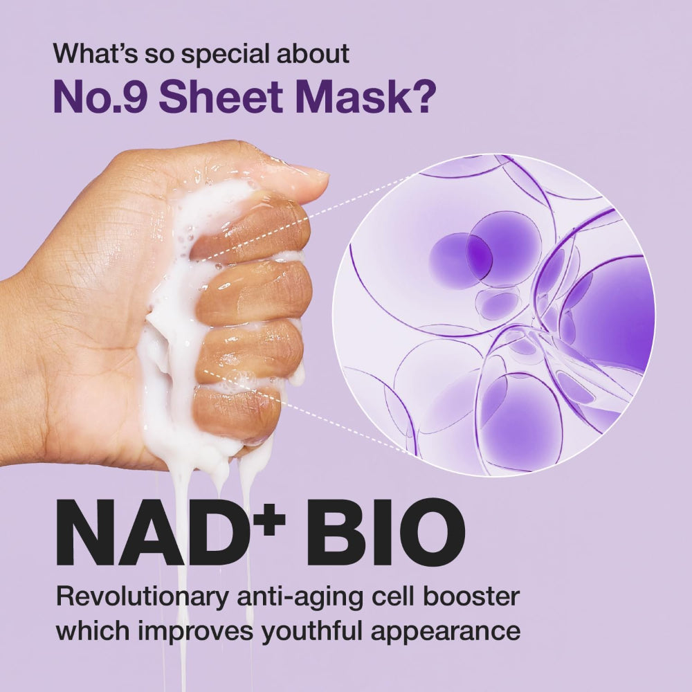 NUMBUZIN - No.9 NAD Bio Lifting Full Cover Facial Mask Set [4 sheets - 48ml]