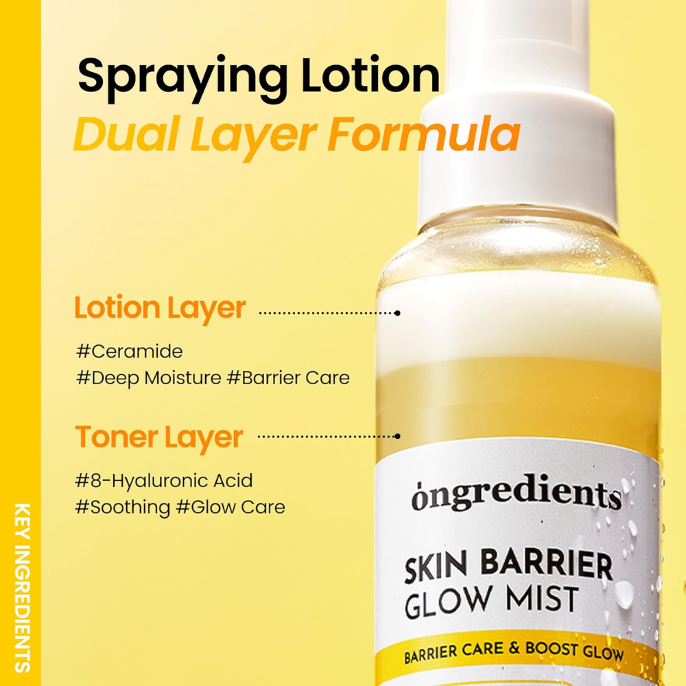 ONGREDIENTS - Skin Barrier Glow Mist [100ml]