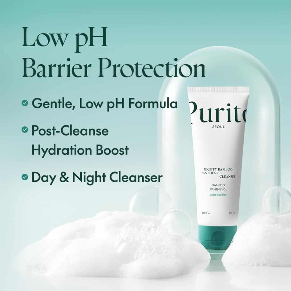 PURITO SEOUL - Mighty Bamboo Panthenol Cleanser [150ml]