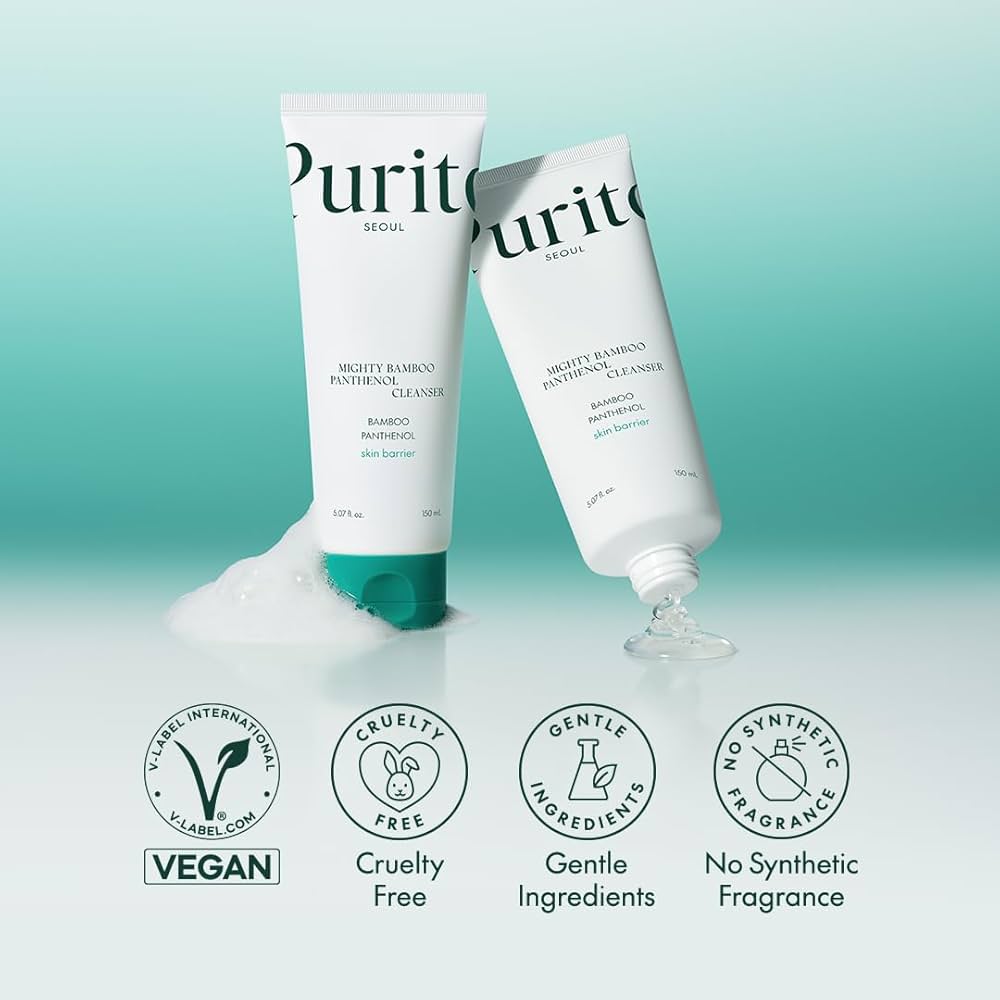PURITO SEOUL - Mighty Bamboo Panthenol Cleanser [150ml]