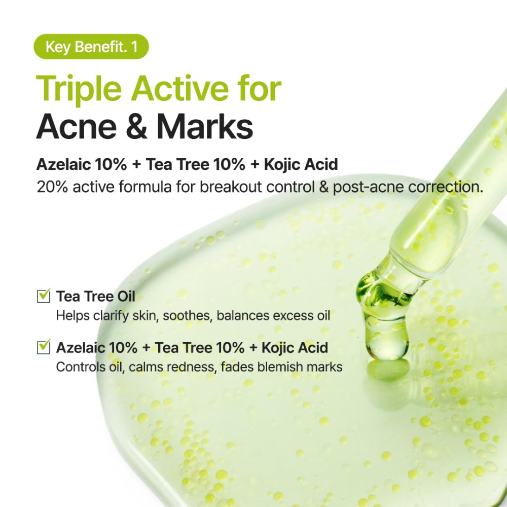PURITO SEOUL - Azelaic Acid 10 Kojic Tea Tree Serum [30ml]