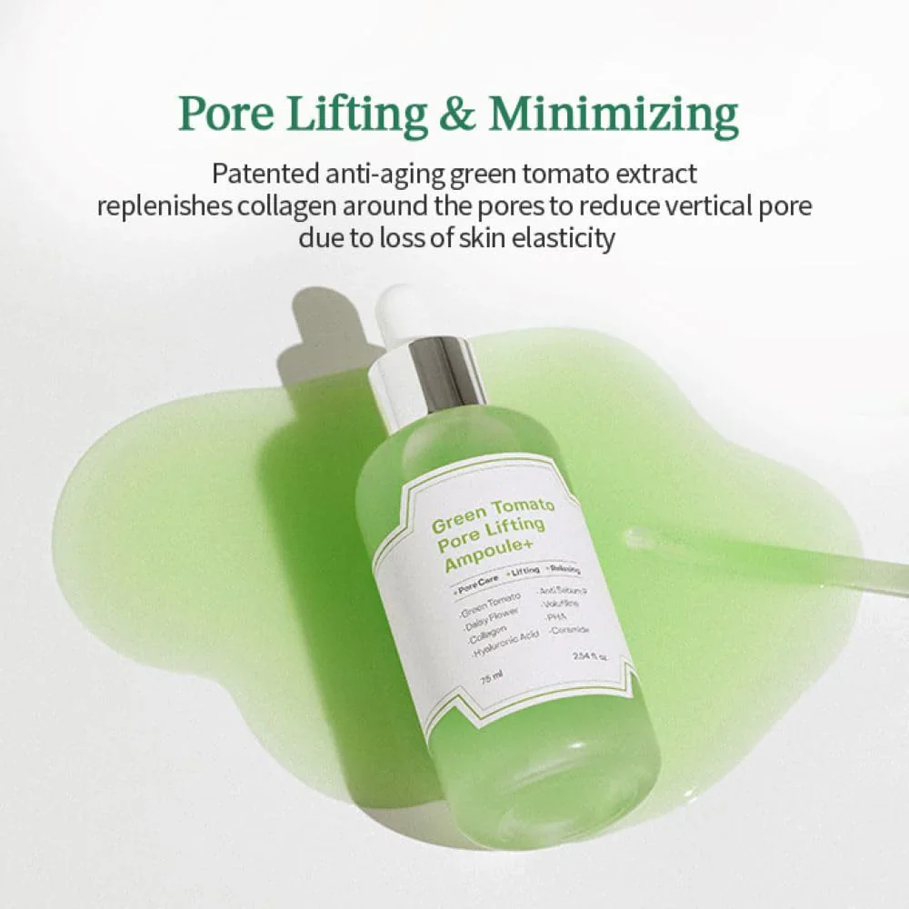 SUNGBOON EDITOR - Green Tomato Pore Lifting Ampoule+ Jumbo [75ml]