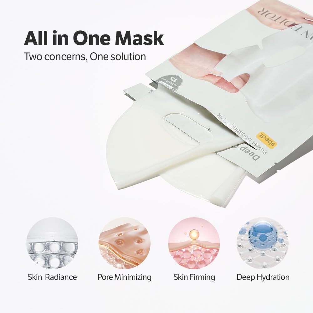 SUNGBOON EDITOR - Deep Collagen Power Boosting Mask Set [4 sheets - 37g]