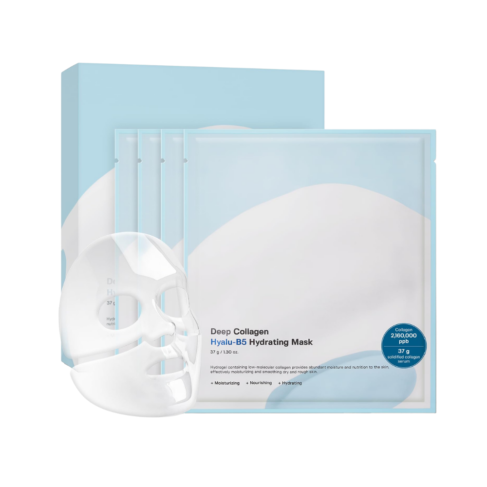 SUNGBOON EDITOR - Deep Collagen Hyalu-B5 Hydrating Mask Set [4 sheets - 37g]