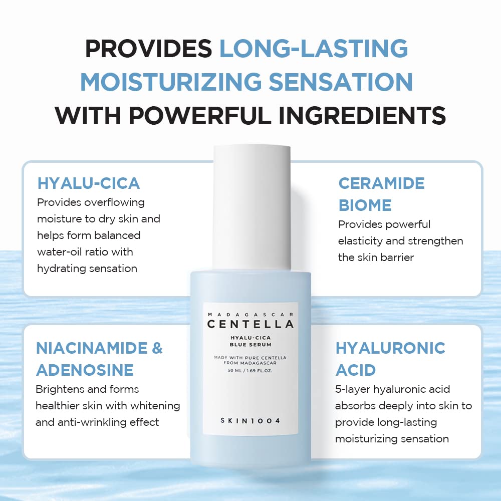 SKIN1004 - Madagascar Centella Hyalu-Cica Blue Serum [50ml]